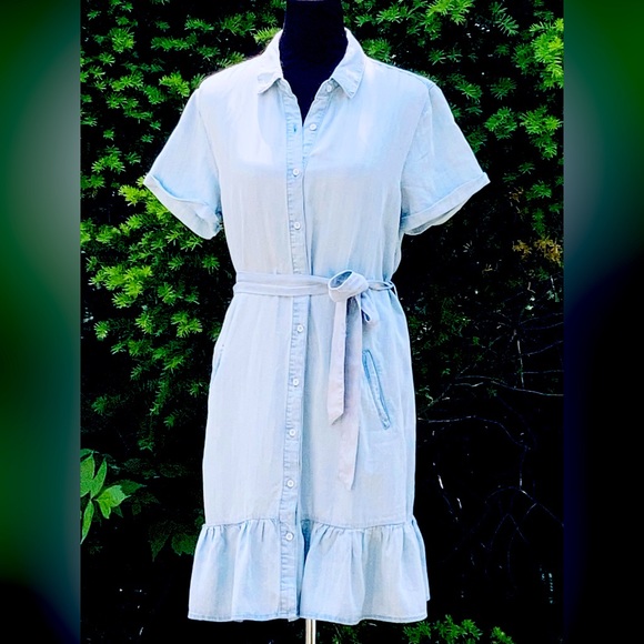 white christmas dresses Dark Denim Long Dress by Velvet Heart Medium main image 0